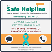 Link to biography of DOD Safe Helpline