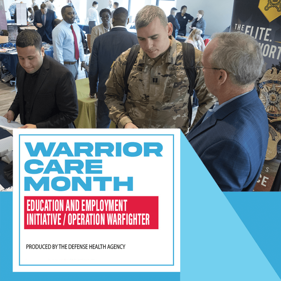 Link to Infographic: Warrior Care Month Education and Employment Initiative, Operation Warfighter 