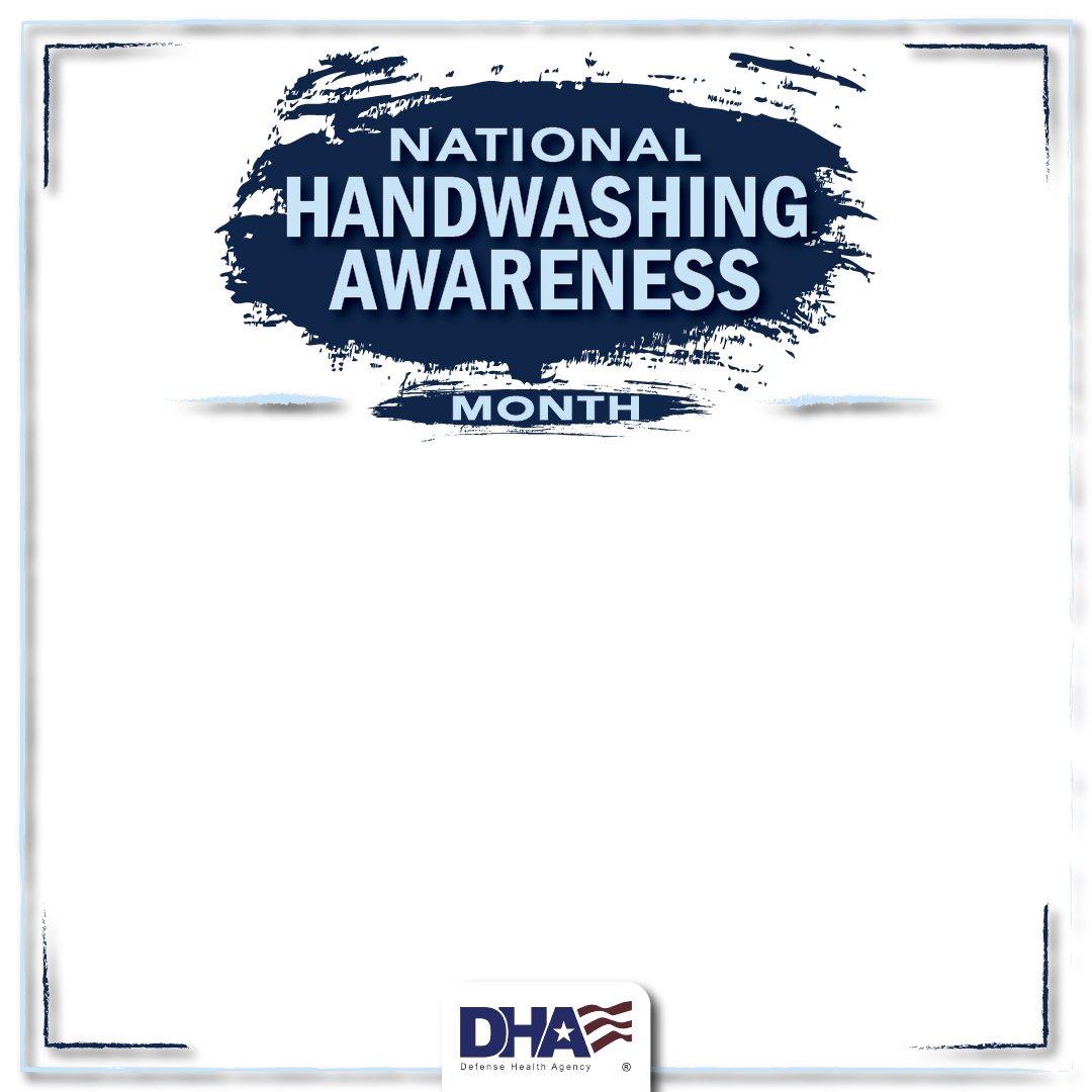 National Handwashing Awareness Month frame
