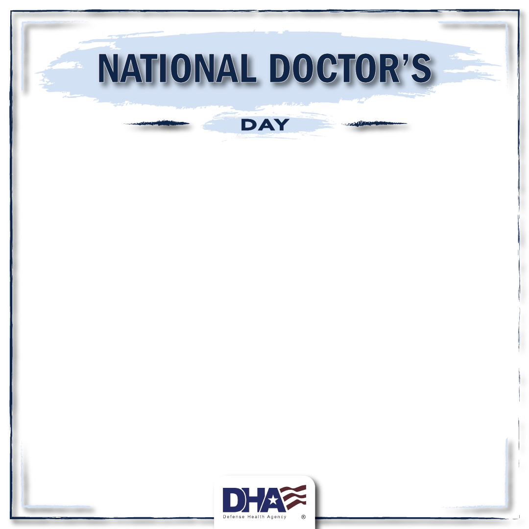 Link to Infographic: National Doctor's Day frame overlay