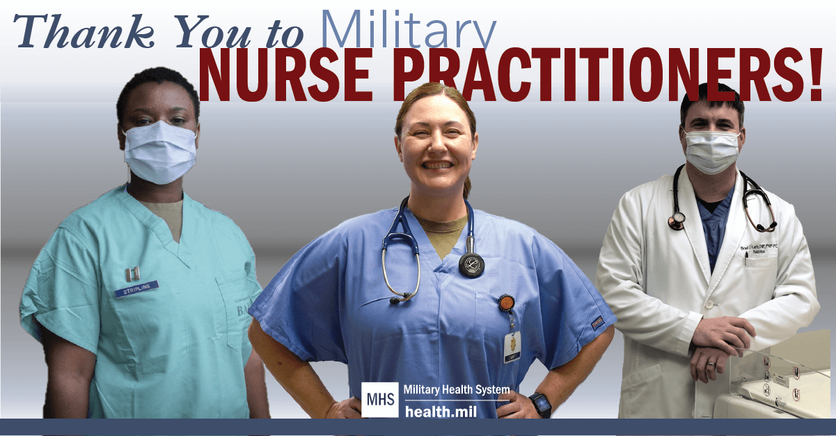 Thank you to military nurse practitioners!