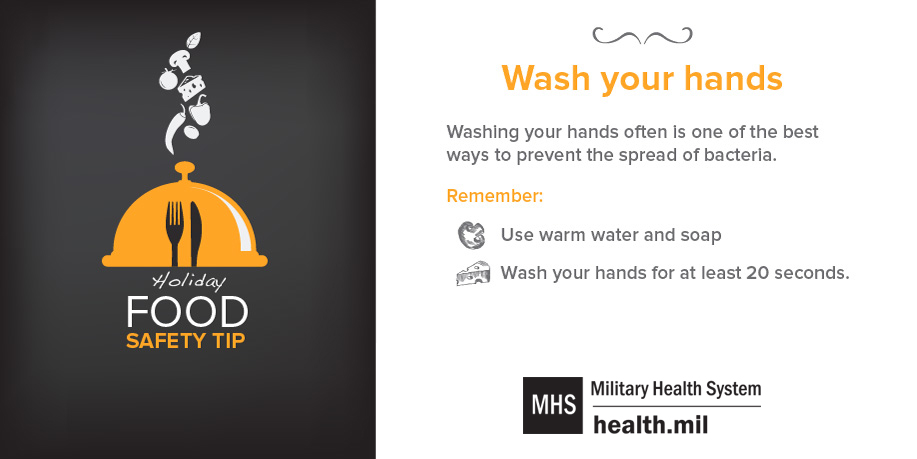 Link to Infographic: Infographic: Holiday Food Safety Tip - Wash Your Hands