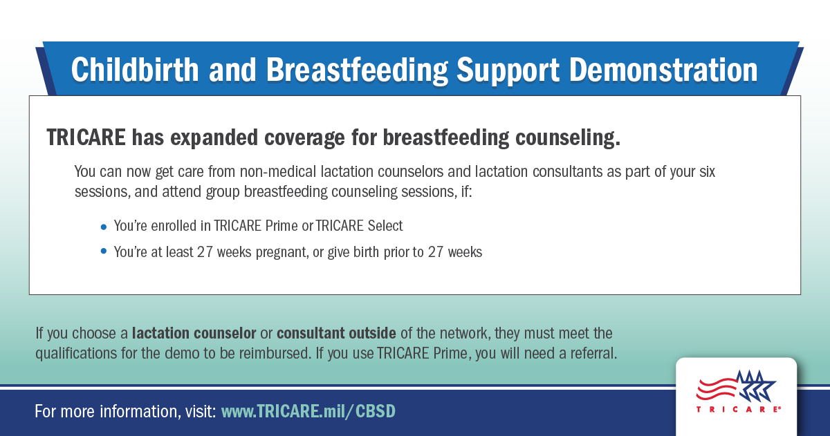 Childbirth and Breastfeeding Support Demonstration Social Media Graphic