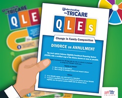 This image describes how divorce may change your TRICARE plan options