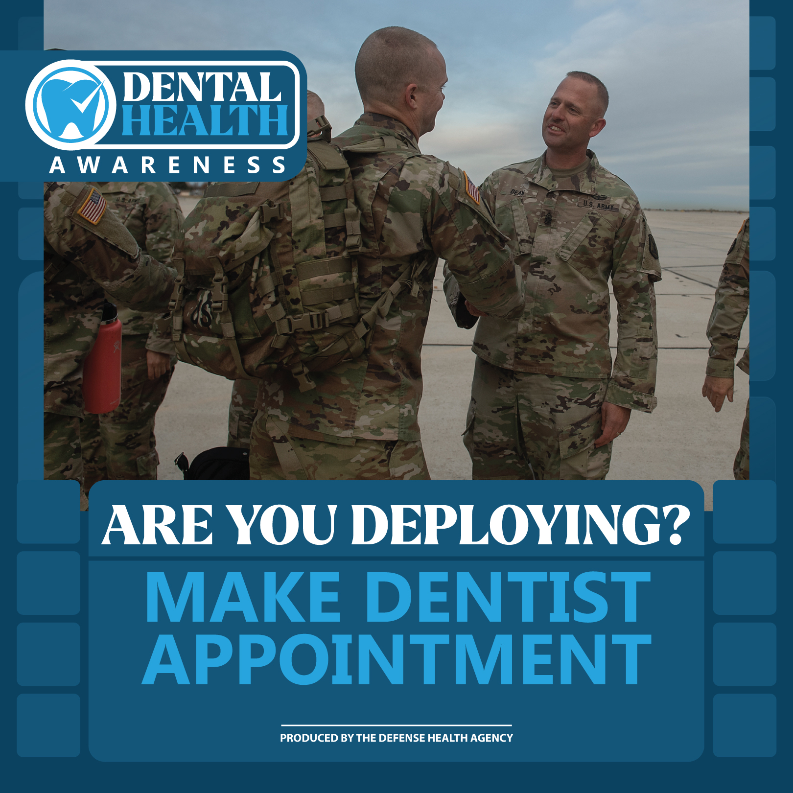 Link to Infographic: Are you deploying? Make dentist appointment