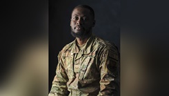 U.S. Airforce Airman 1st Class Aaron Aliou, 341st Medical Group Aerospace Medical Technician, poses for a photo at Glacier National Park, Mont. Aliou joined the Air Force in March of 2022 and sets his sights on commissioning to continue his passion for medicine and people. (Courtesy Photo)