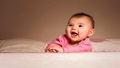 infant smiling