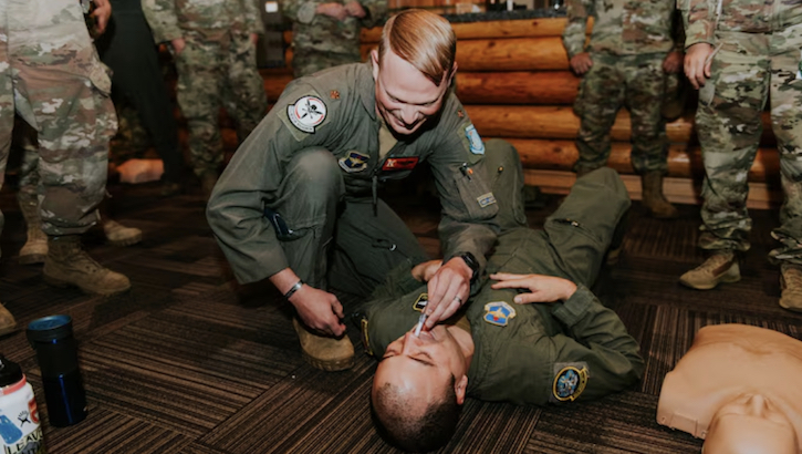 military personnel during Ready Airman Training