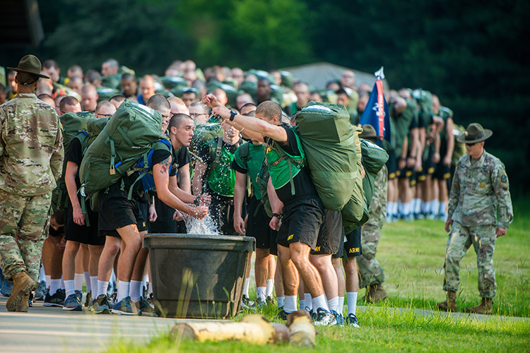 Recruit trainees often endure hot and humid conditions putting them in danger of heat illnesses and their sequelae.