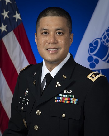 Professional photo of Army Maj. Steve Hong