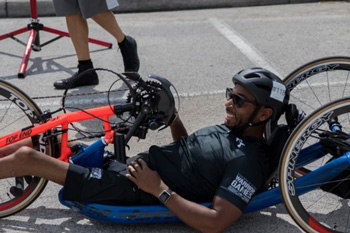 Military personnel during the 2019 Warrior Games