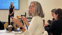 Army Recovery Care Program Behavioral Health Consultant Krista Argiolas answered questions