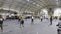 Military personnel training at a CrossFit gym