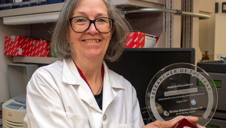 Links to USU Scientist Named Researcher of the Year for Bleeding Disorders Research