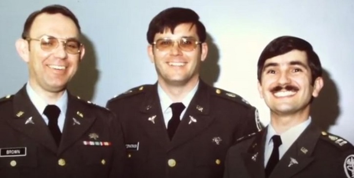 Picture of three men in military uniform