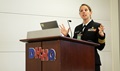 Public Health Service Cmdr. Robin Toblin speaks at TBI Summit