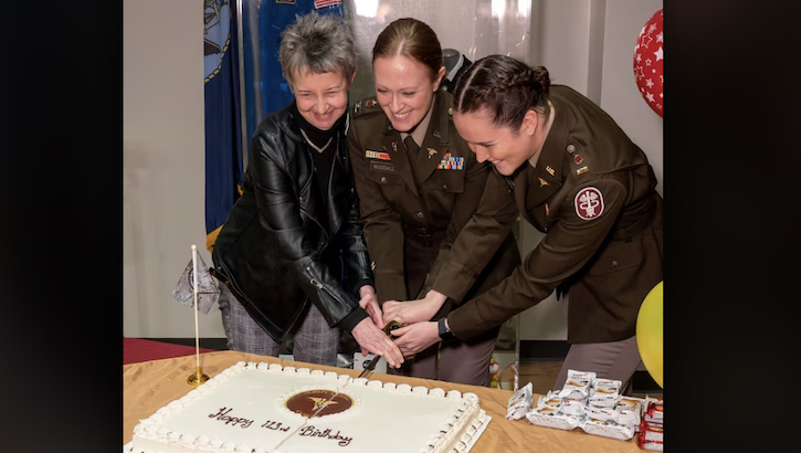 Walter Reed National Military Medical Center (Walter Reed) celebrated the 123rd birthday of the Army Nurse Corps with a special ceremony which took place on February 2, 2024, in Clark Auditorium. 