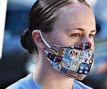 Image of Hannah Carlson wearing a mask