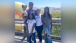 U.S. Army Reserve Sgt. Quintis Reese, with his daughters Nina, Saniah, Aria and his wife Ashley at the San Diego Safari Park. When his opportunity to transition from an enlisted soldier to officer did not work out, another door opened for him to transition to a military medical career. (Courtesy Photo) 