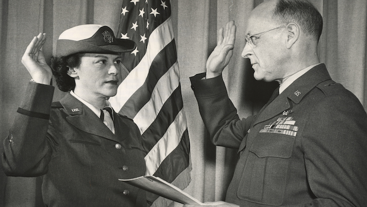 Links to Air Force Women's History: First Commissioned Female Physician