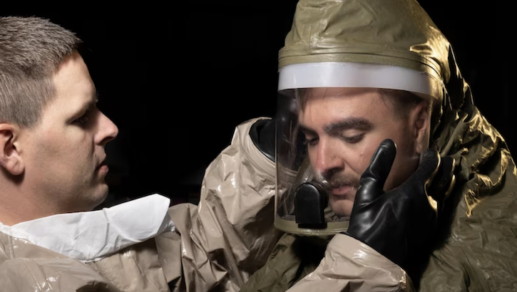The Warm Zone team is made up of 30 Airmen from throughout the 436th Medical Group. In the event of an incident or an accident involving CBRN agents, the Warm Zone team has 20 minutes to don their protective equipment and set up for decontamination operations.