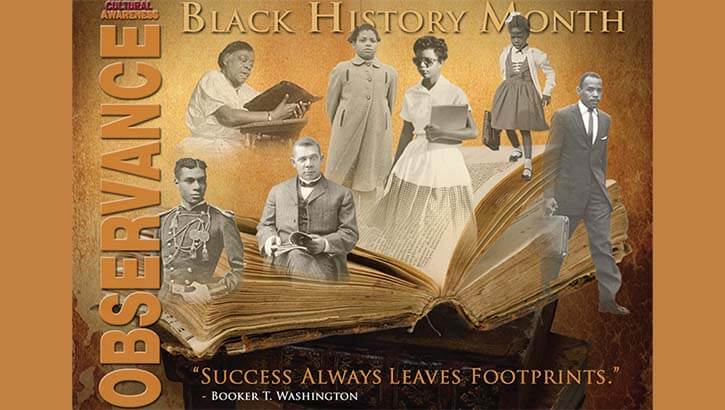Image of The Defense Health Agency celebrated Black History Month by hosting a panel discussion called, “success always leaves footprints.” The panelists shared stories of their cultural pride as black Americans and their perspectives on the lessons we can learn from studying black American history.