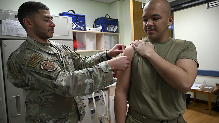 Links to Kunsan Healthcare Operations Squadron Immunizations Flight Delivers Vaccines
