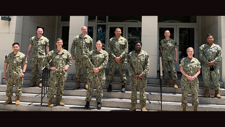 Image of Members of the COVID-19 Health Action Response for marines Team.