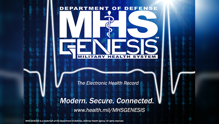 Fort Meade Medical Department Activity will soon be transitioning to MHS GENESIS as its new electronic health record. (Graphic by U.S. Air Force Sen. Airman Jonathon Carnell, 60th Air Mobility Wing Public Affairs)