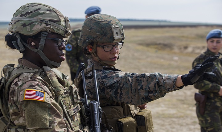 Image for US Marine Female Engagement Team