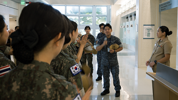 Republic of Korea (ROK) Military Nursing Academy cadets tour U.S. Naval Hospital Guam