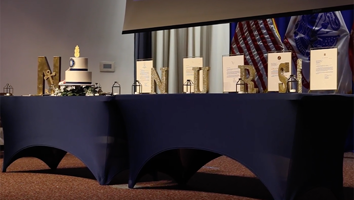 Walter Reed National Military Medical Center celebrates the 115th Birthday for the U.S. Navy Nurse Corp. as part of WRNMMC’s National Nurse Week celebration. (DOD video by Ricardo J. Reyes)