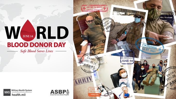 Image of Graphic about World Blood Donor Day.