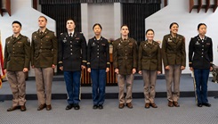 (right to left): Capt. Justin Bui, Capt. Brett Chappell, Capt. Eli Maayan, Capt. Nicole Lim, Capt. Johnathan Kohles, Capt. Jennifer Nguyen, Capt. Rakhi Shah, and Capt. BuKyung Song.