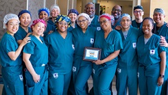 Members of the Alexander T. Augusta Military Medical Center perioperative nursing staff
