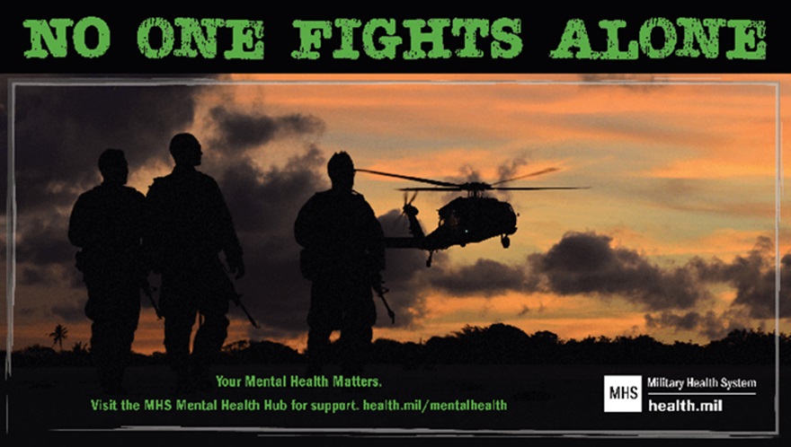 No one fights alone infographic