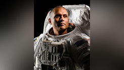 An official NASA portrait of Expedition 75 Astronaut Anil Menon