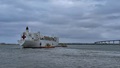 Navy Hospital Ship Departs