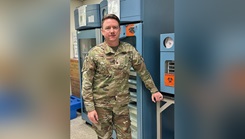 U.S. Air Force Maj. Ryan P. Comes, Keesler Blood Donor Center officer in charge