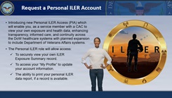 As of March 23, 2026, U.S. service members and civilian employee personnel can gain direct access to their career-long environmental and occupational exposure data through the Individual Longitudinal Exposure Record