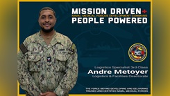 Logistics Specialist 3rd Class Andre Metoyer
