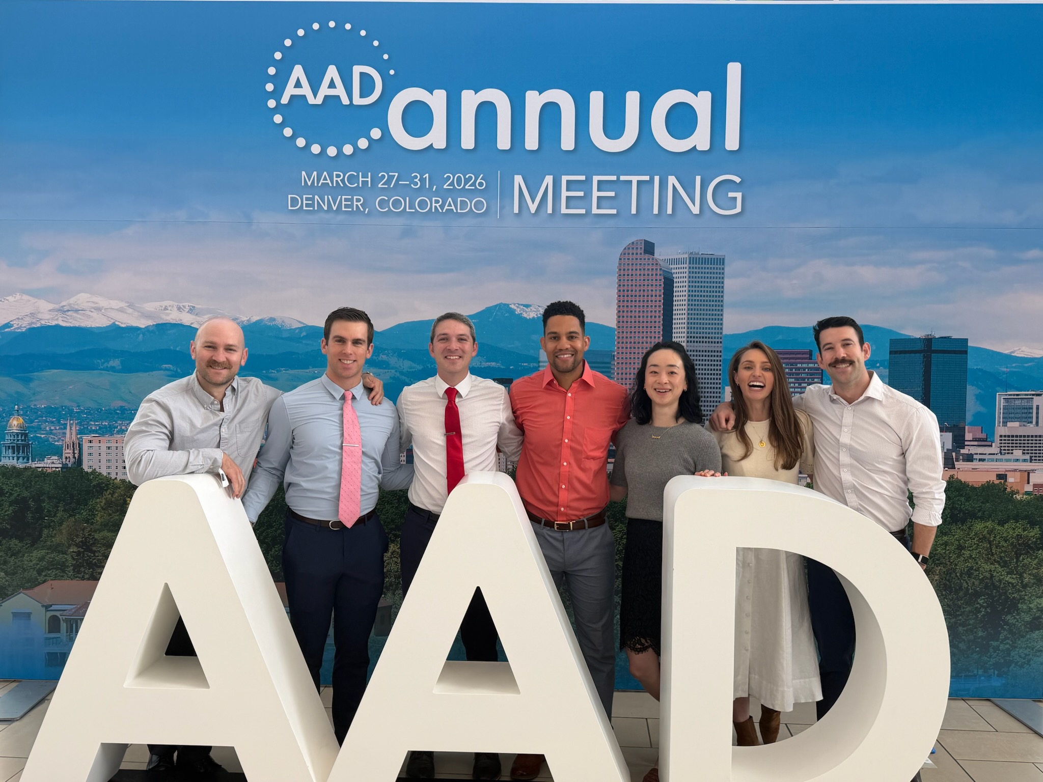 Dermatology residents attend the 2026 American Association of Dermatology Conference in Denver, CO