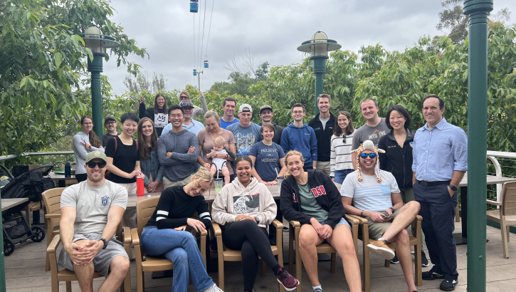 General Surgery Residents participate in a scavenger hunt at the San Diego Zoo during Resident Resiliency Day.