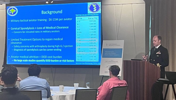 NMCSD Orthopaedic Surgical Staff present an operationally-focused lecture to Orthopaedic Surgery residents.