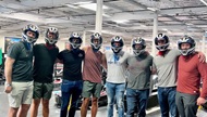 NMCSD Orthopaedic Surgery residents enjoy an offsite adventure of racecar driving during their Wellness Day activities. 