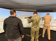 NMCSD Psychiatry residents at Naval Special Warfare learning about performance psychology and how to advise NSW communities on how to enhance cognitive, physical, and emotional performance.  