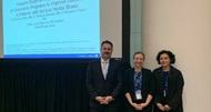 LT Benjamin Taylor, LT Morgan Schmidt, and LT Glennie Leshen present a model program at NMCSD to care for individuals with severe, persistent mental health illness at the 2023 American Psychiatric Association's Annual Meeting