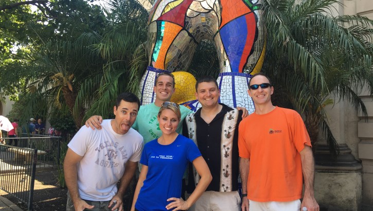 Team Building exercises for the TY residents at Balboa Park