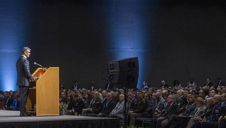 Opens larger image for Military Health Conference Opens with Call to Come Together as One