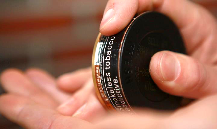 Smokeless tobacco is no healthier than smoking. It can cause oral, pancreatic and esophageal cancer along with white leathery patches inside of the mouth, stained teeth and bad breath. (U.S. Marine Corps photo by Cpl. Paul Peterson)